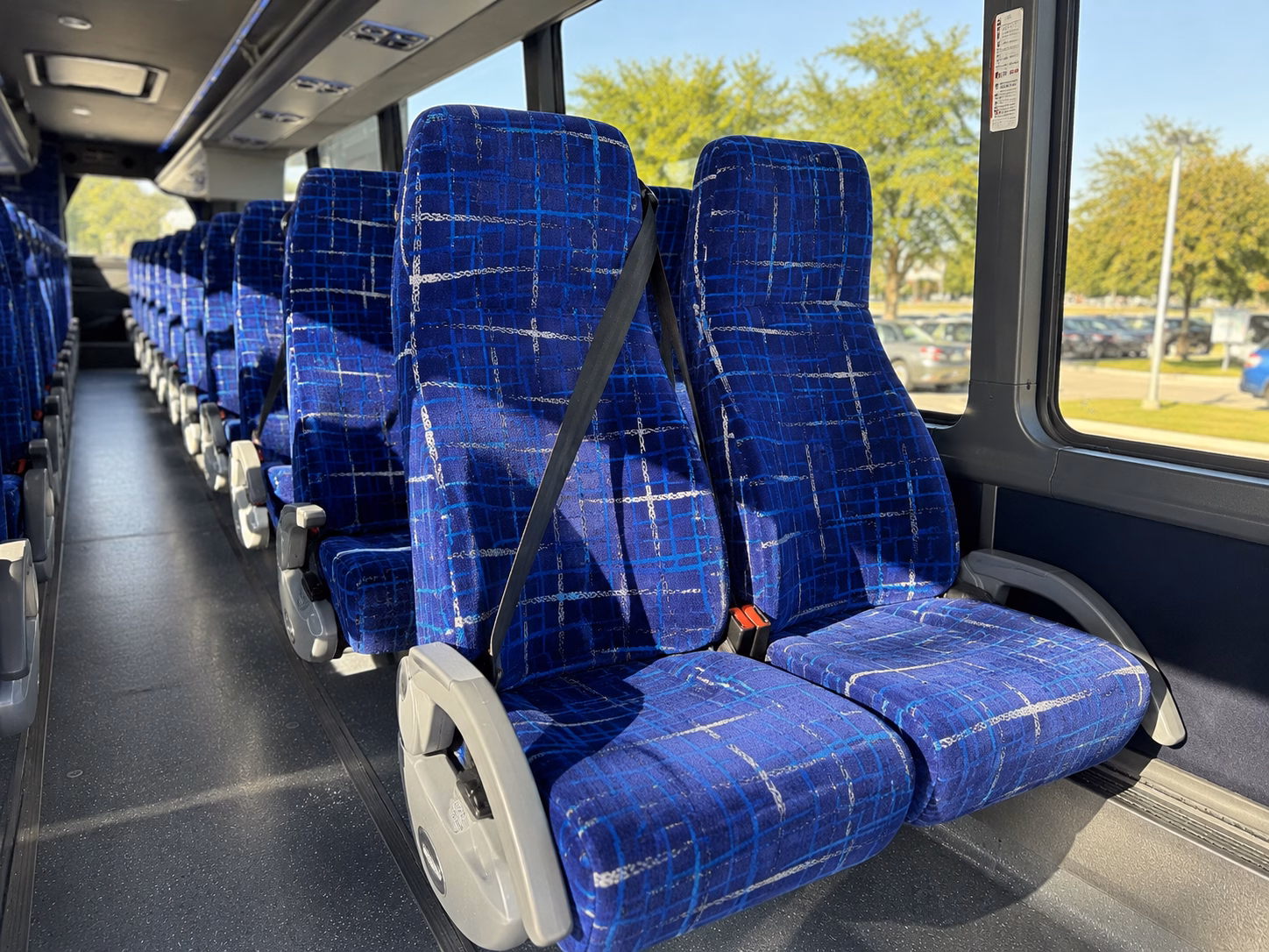 grand rapids sporting event transportation onboard seating